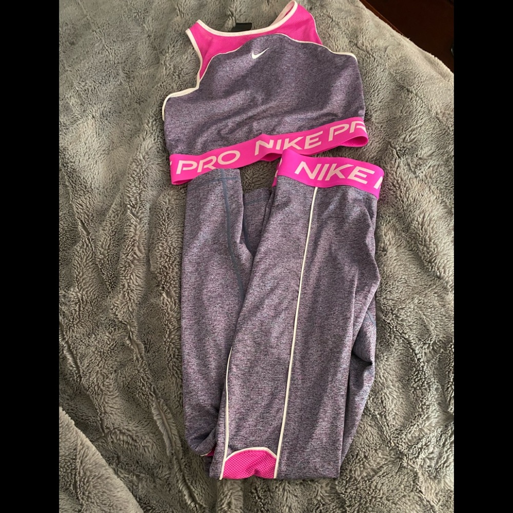 Nike Pro outfit Like new!